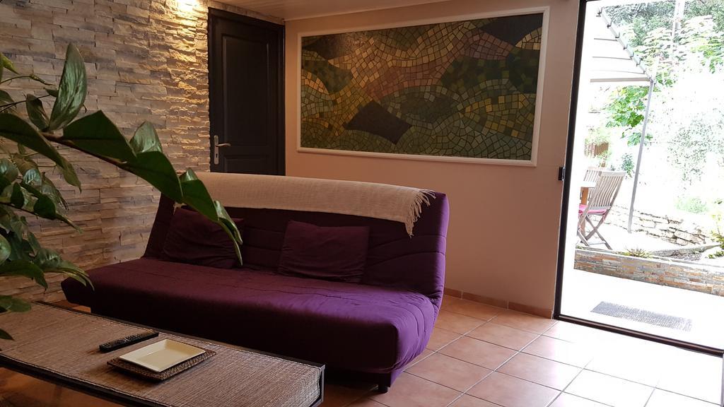 Chambre D'Hotes Le Cypres Bleu Roussillon  Ngoại thất bức ảnh